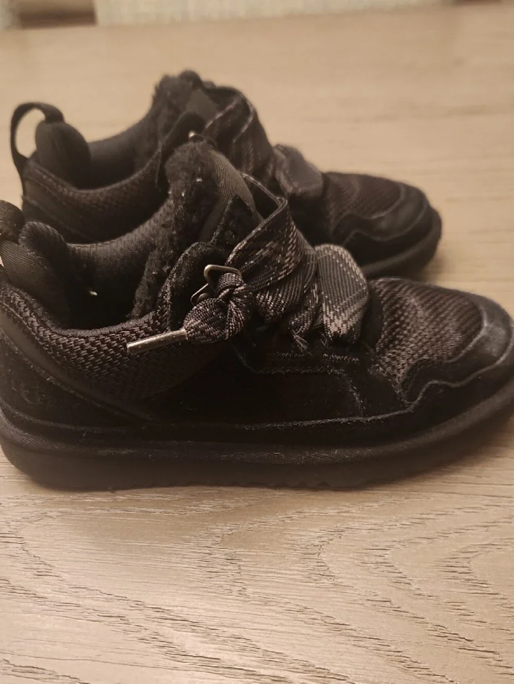 Kids Black UGG Low Lowmel Boots